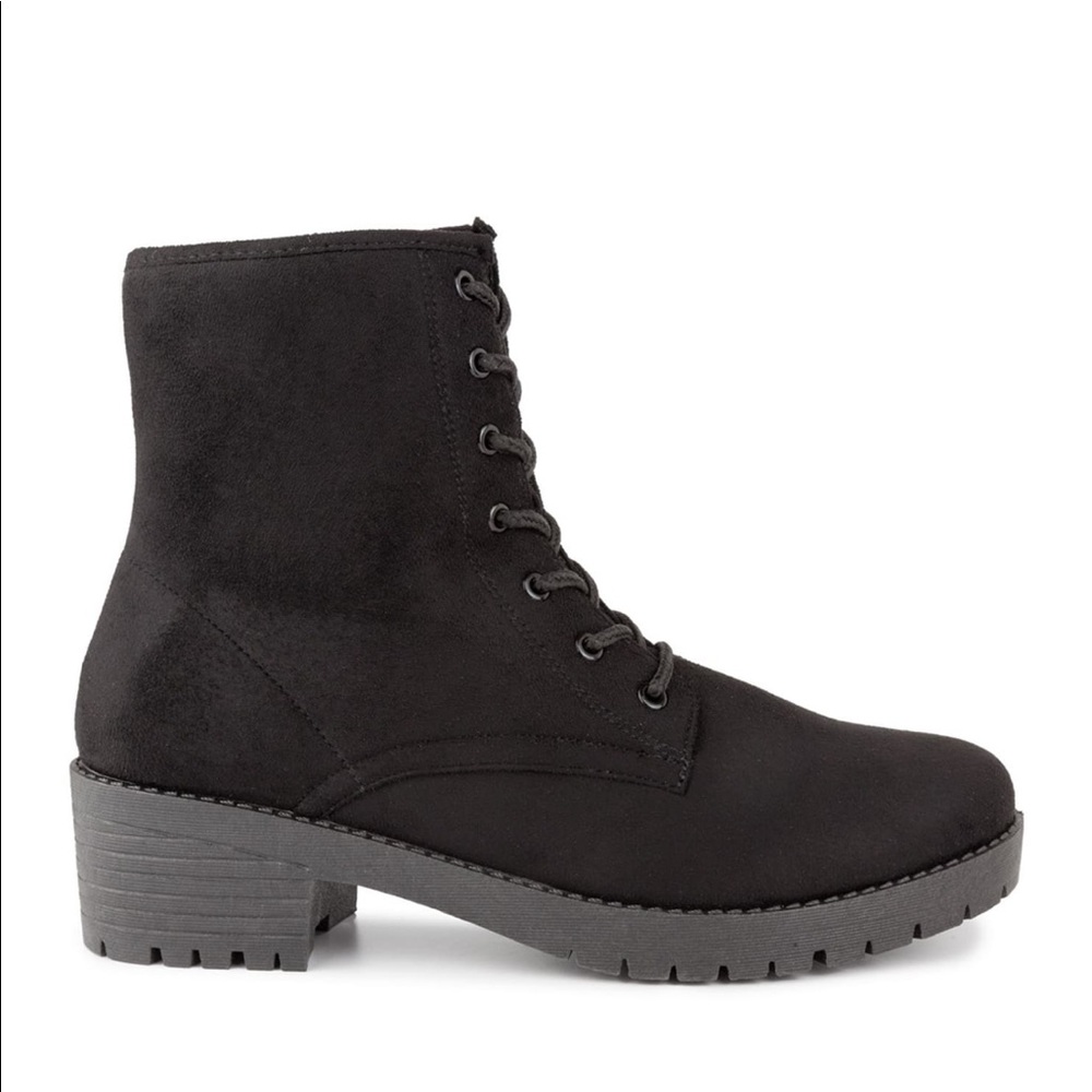 🎁SUGAR KAM FAUX SUEDE COMBAT